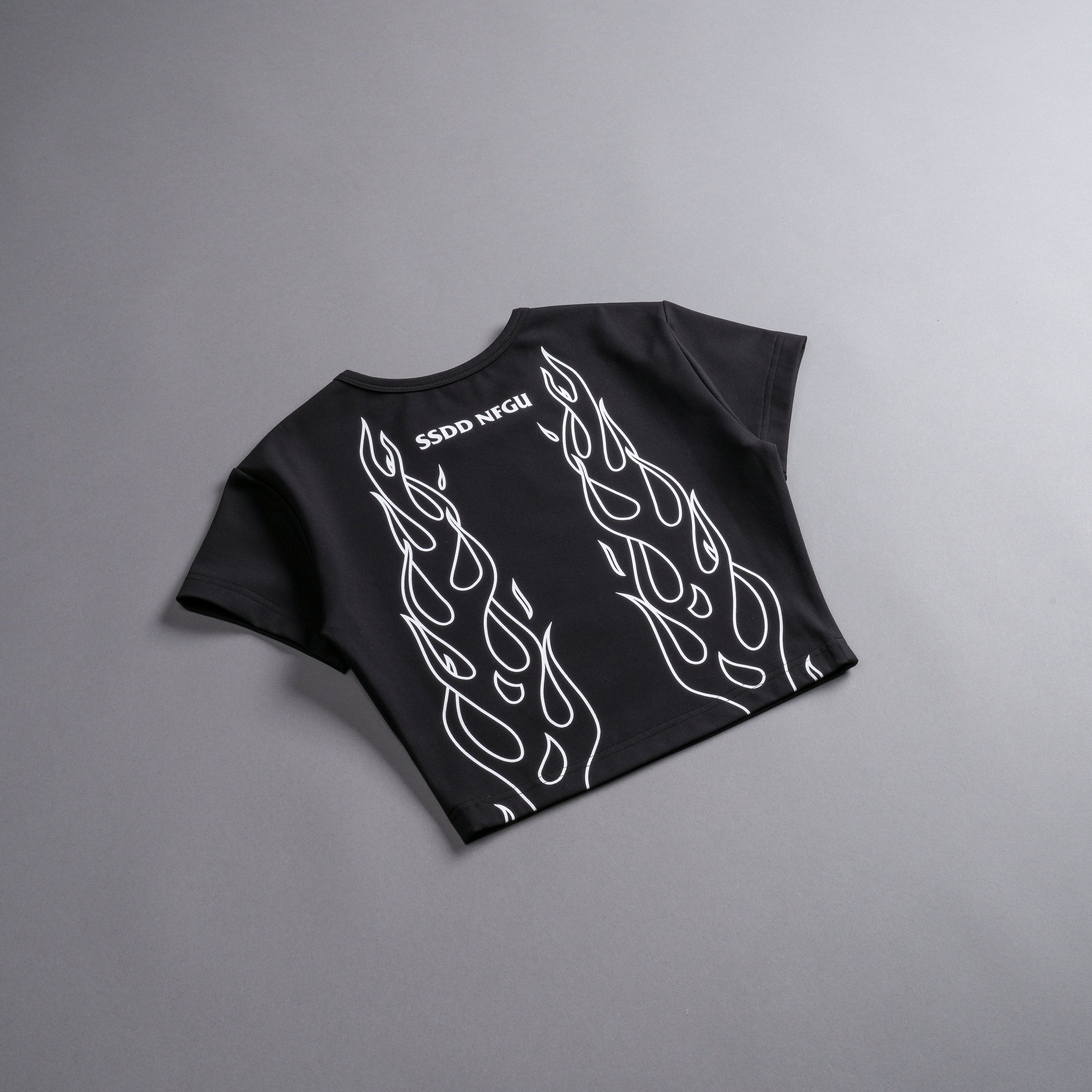 Burn S/S "Energy" Top in Black — imagem 7