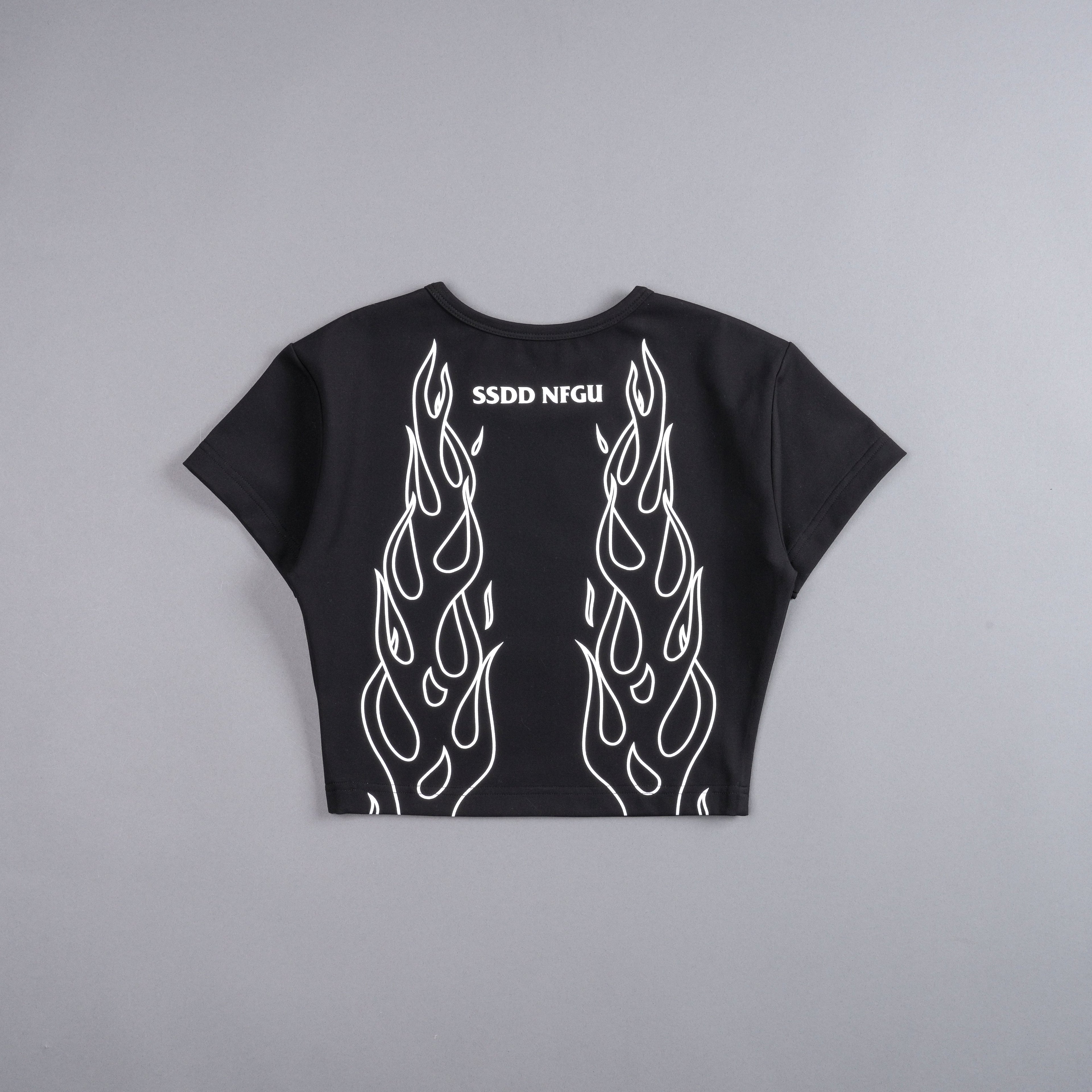Burn S/S "Energy" Top in Black — imagem 5