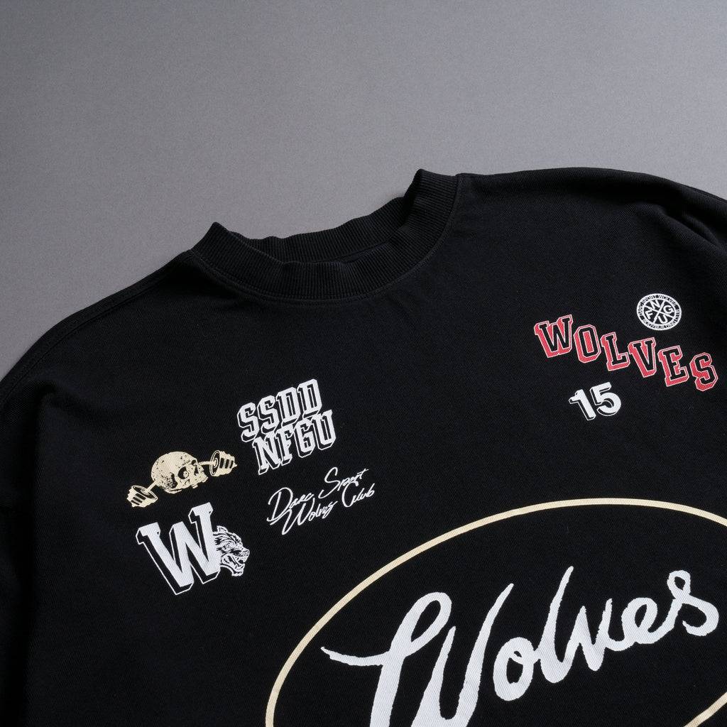 Live Fast V2 "Premium" Oversized (Cropped) Tee in Black — imagem 6