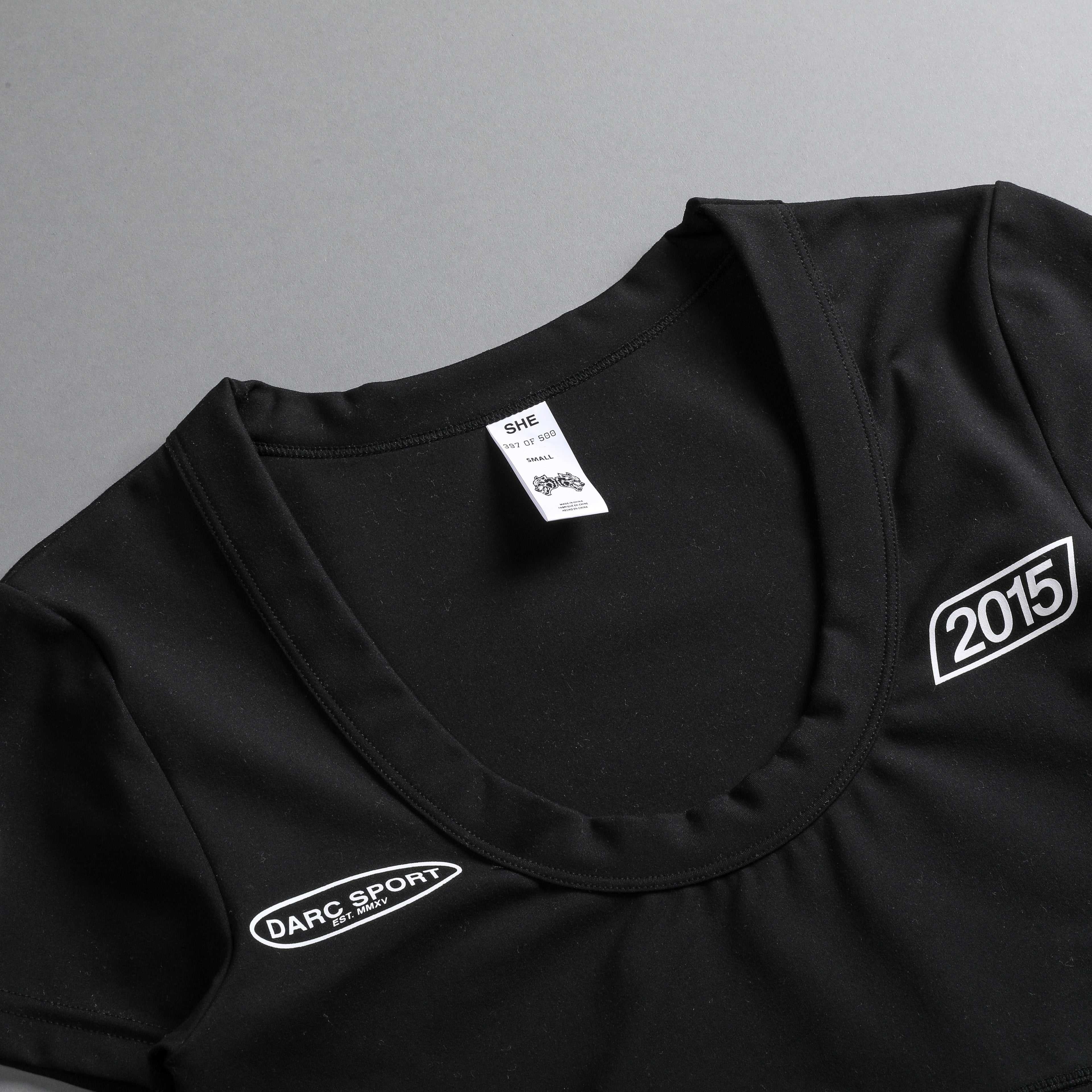 Faster S/S Grace "Energy" Top in Black — imagem 8