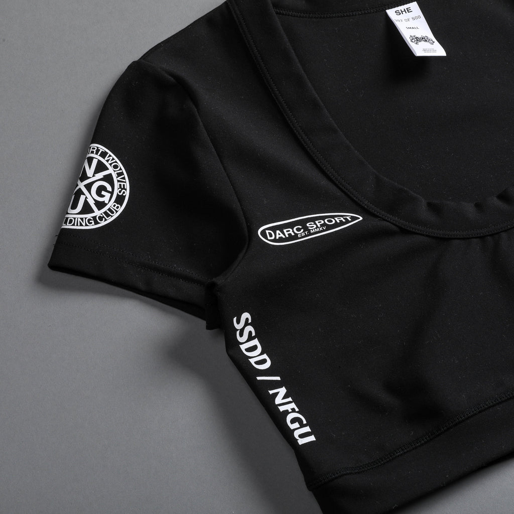 Faster S/S Grace "Energy" Top in Black — imagem 9
