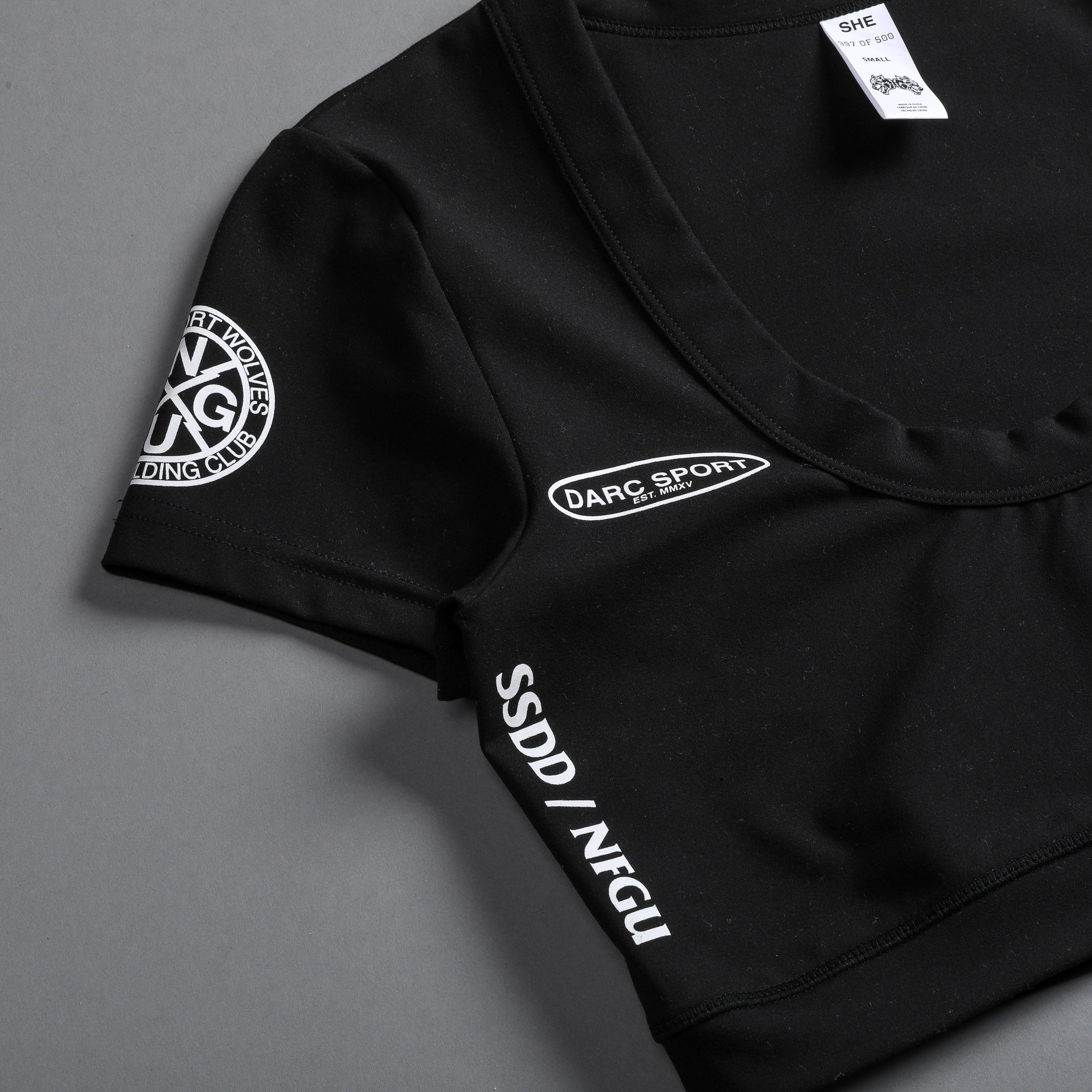 Faster S/S Grace "Energy" Top in Black — imagem 9