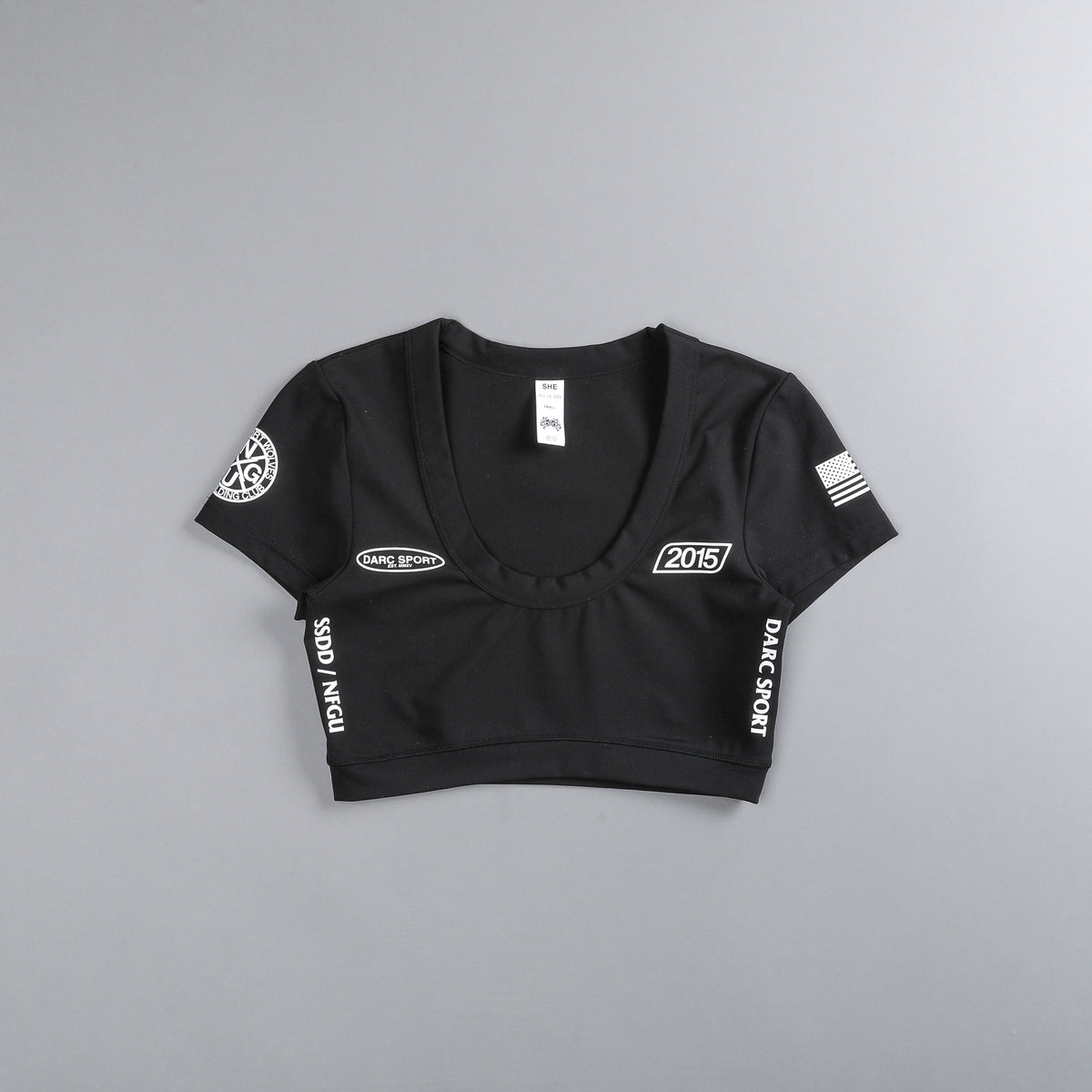 Faster S/S Grace "Energy" Top in Black - imagem 5