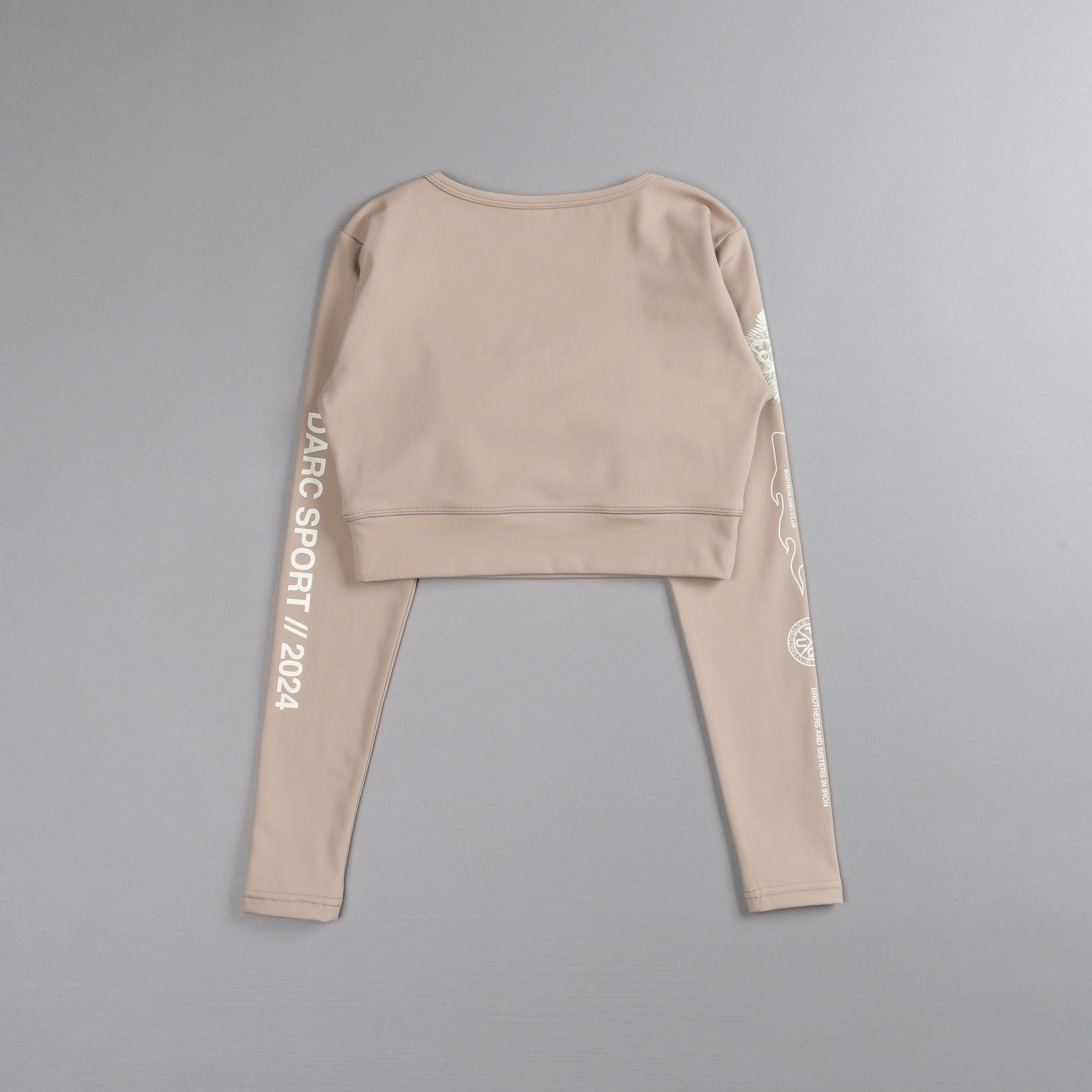 Marked L/S Jade "Energy" Top in Taupe — imagem 8