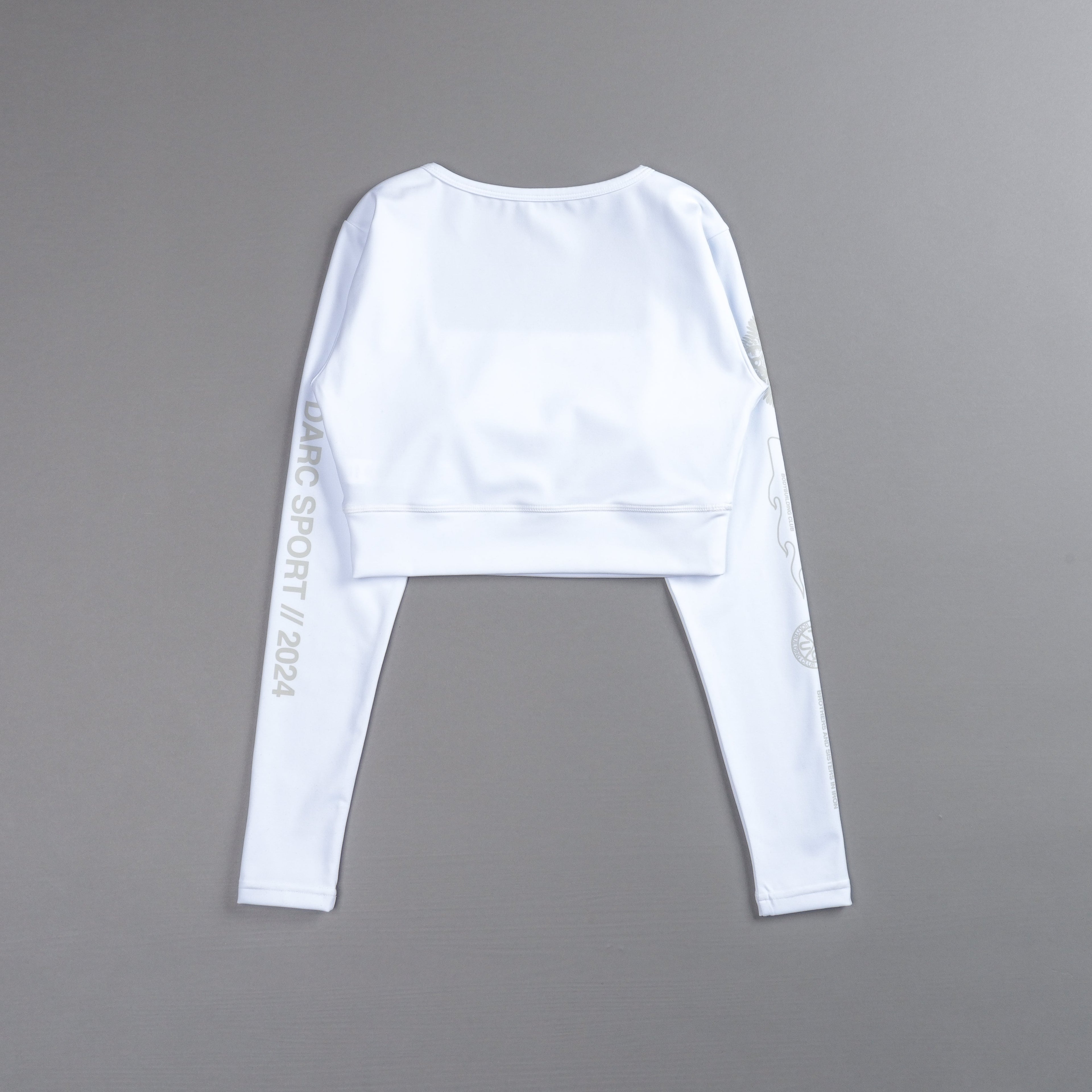 Marked L/S Jade "Energy" Top in White — imagem 5