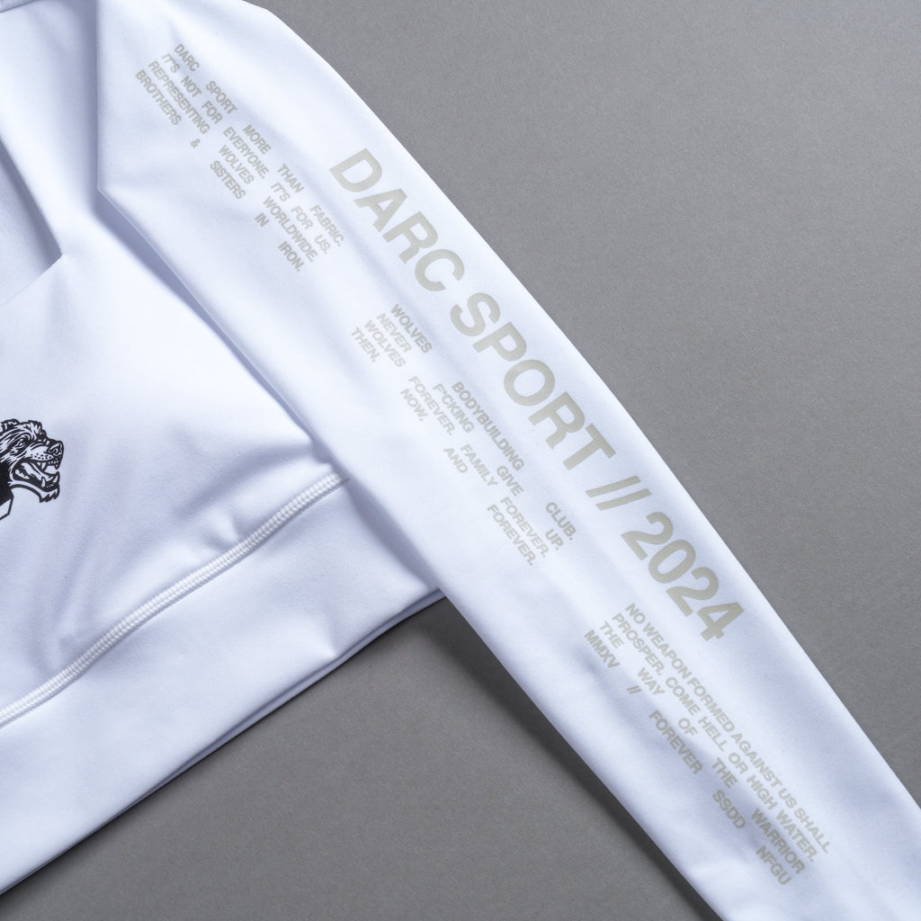 Marked L/S Jade "Energy" Top in White — imagem 7