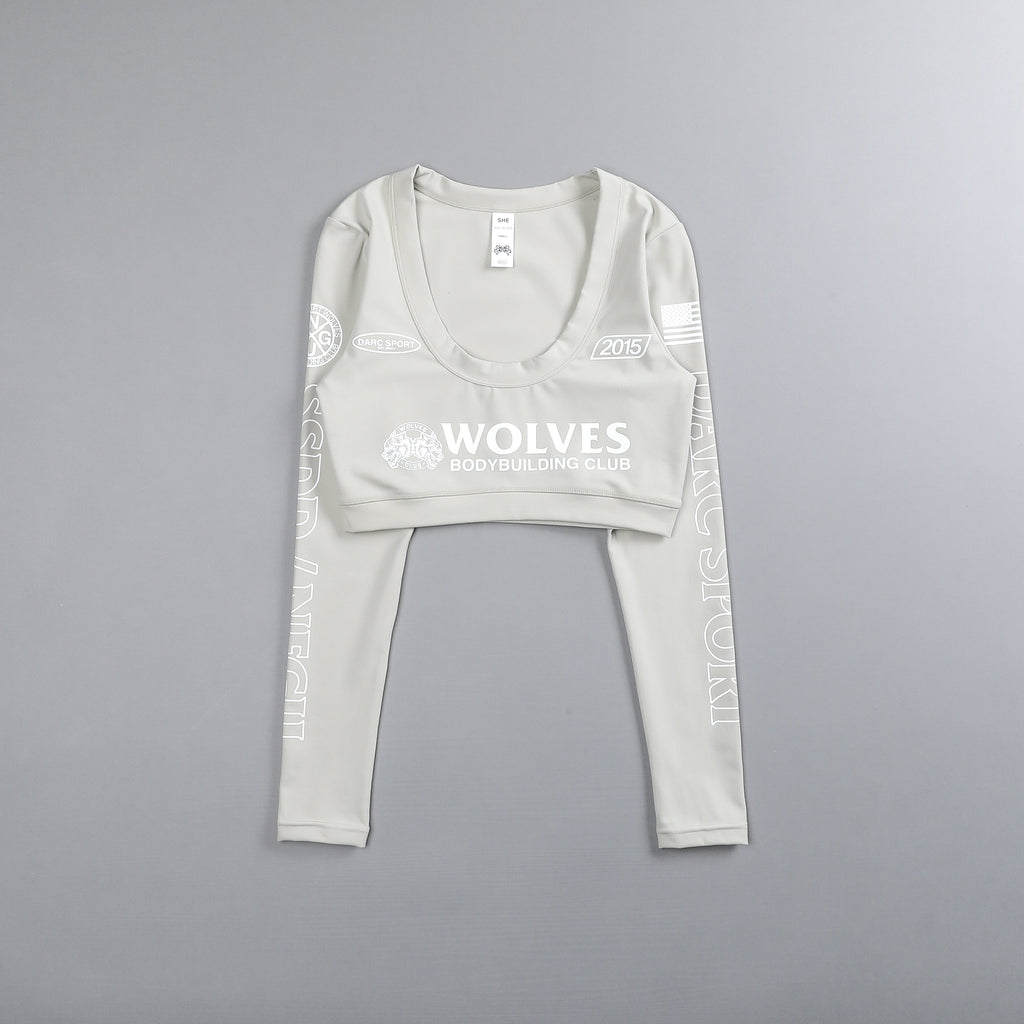 Faster L/S Grace "Energy" Top in Cactus Gray — imagem 3