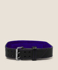 Tapered Double Prong Lifting Belt - Black/Amethist — imagem 1