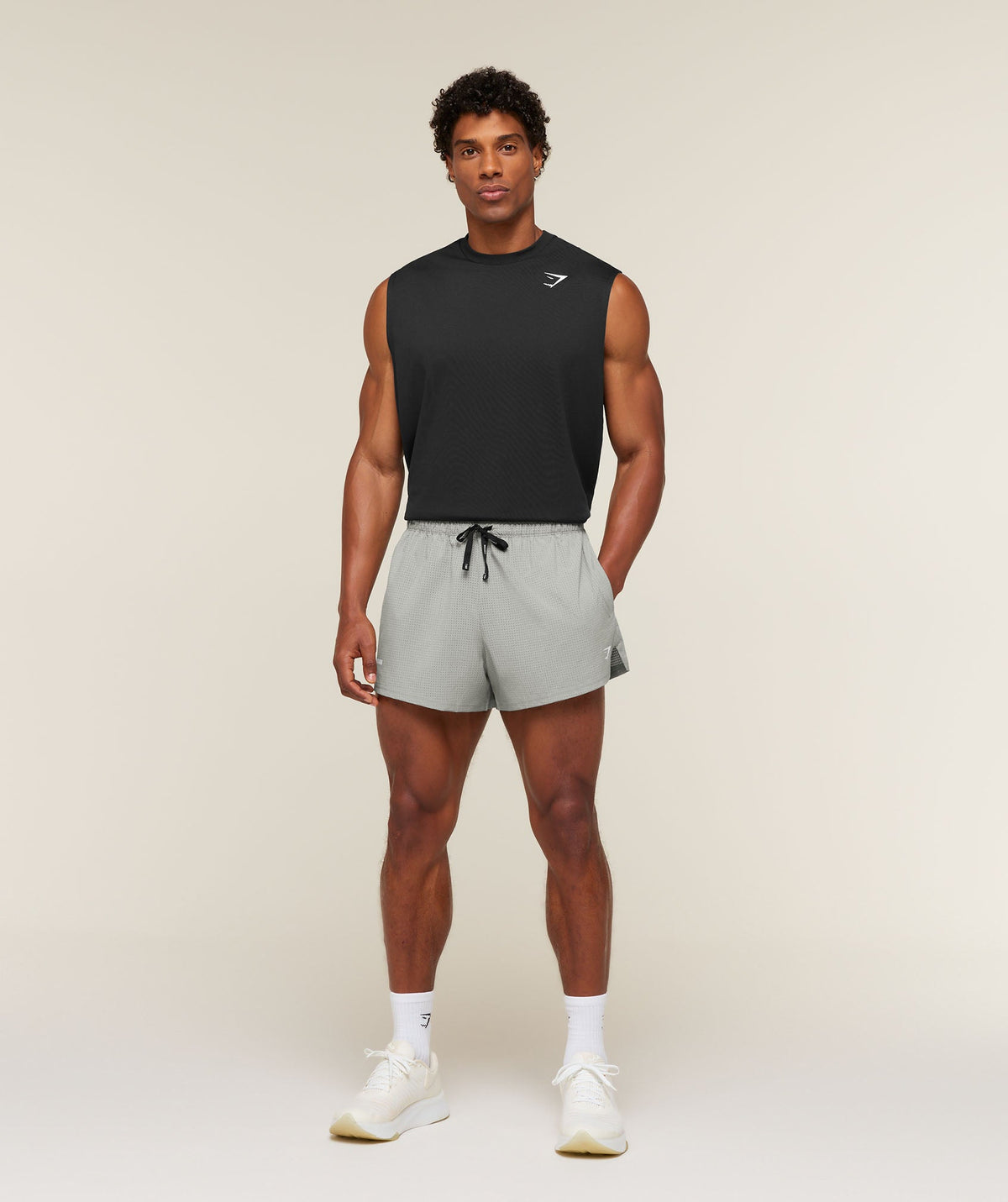 Train 4" Shorts - Smokey Grey — imagem 5