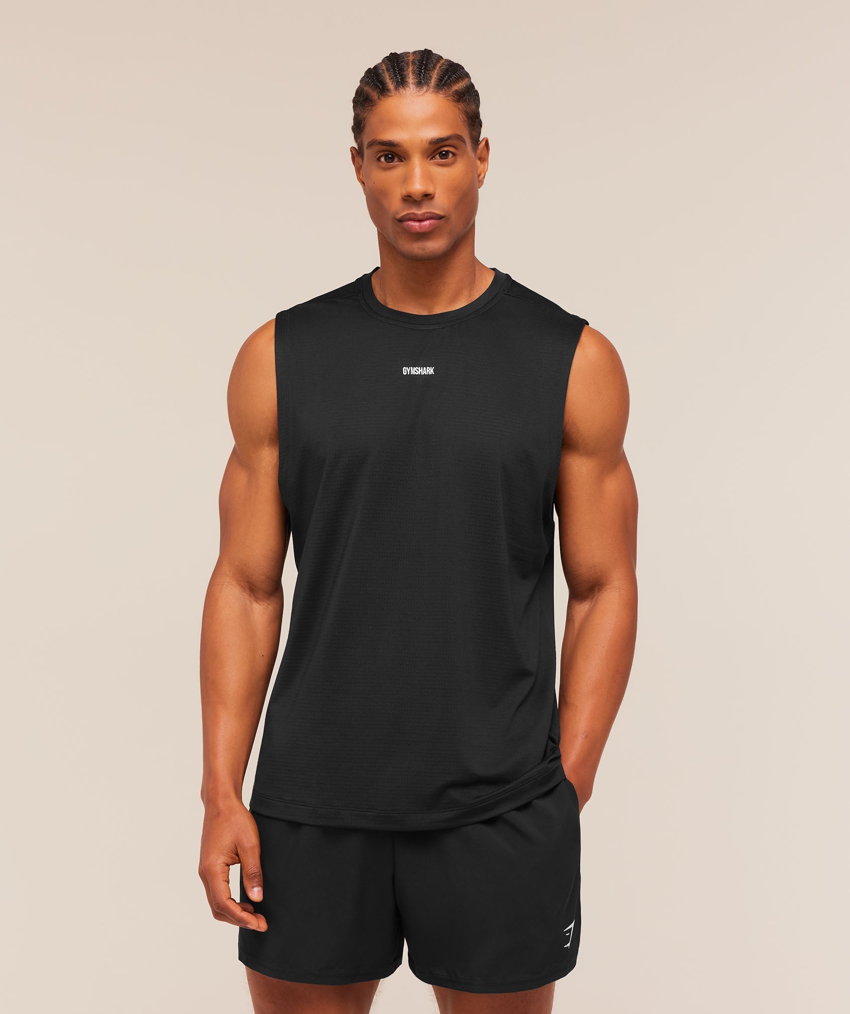 Train Cut Off Tank - Black — imagem 3
