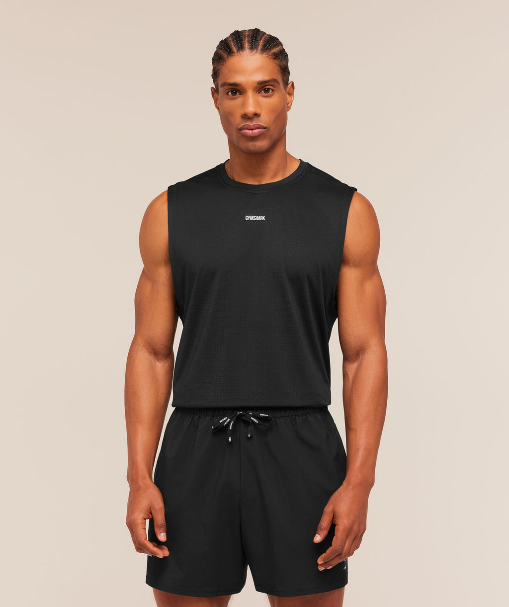 Train Cut Off Tank - Black — imagem 1