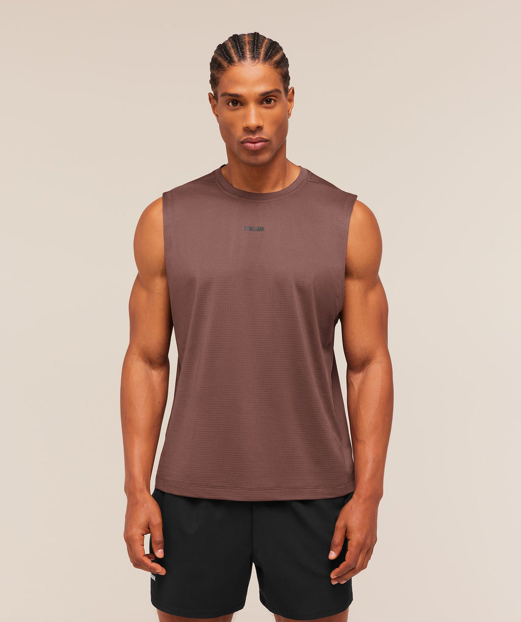 Train Cut Off Tank - Espresso Brown — imagem 4