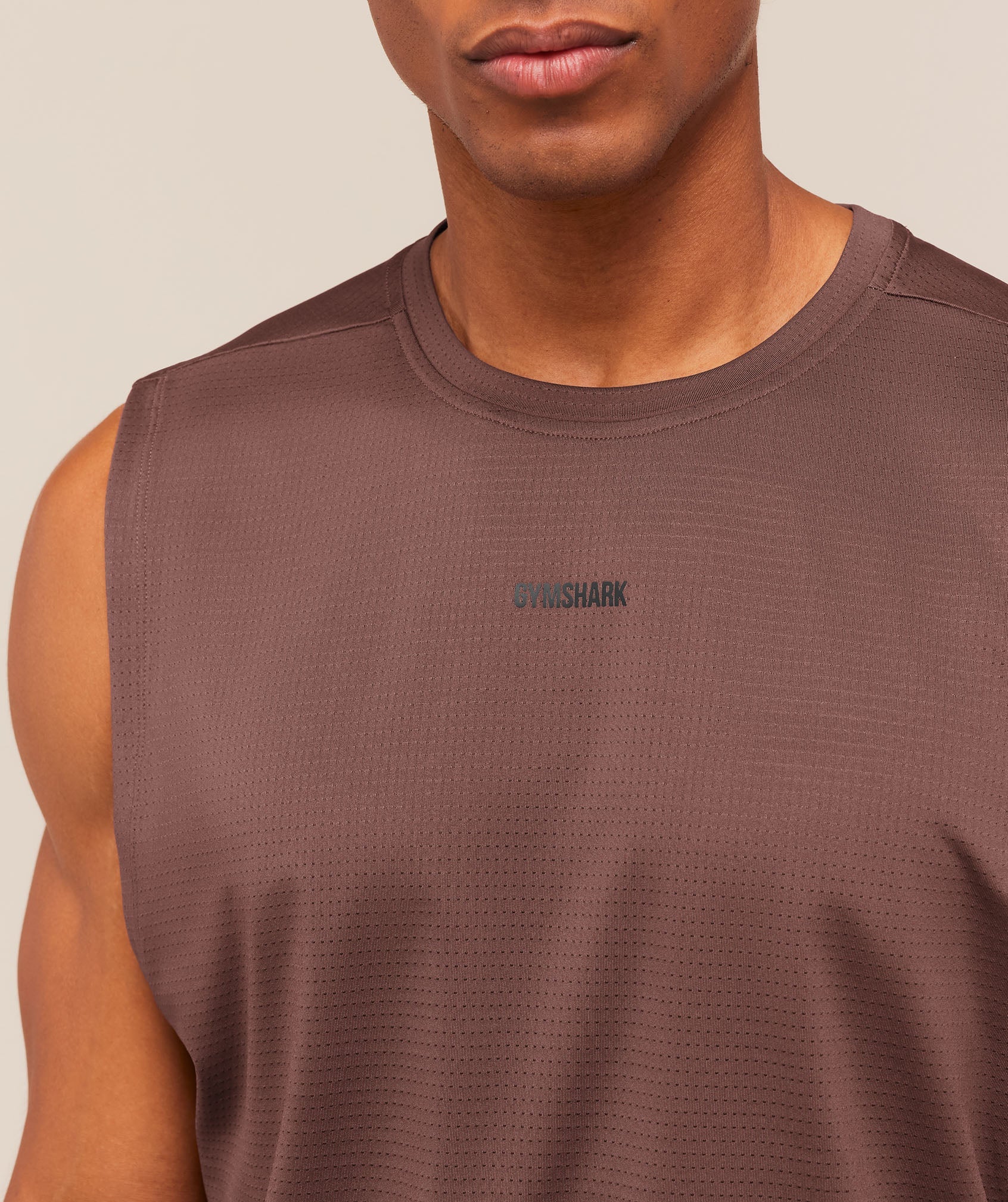 Train Cut Off Tank - Espresso Brown — imagem 5