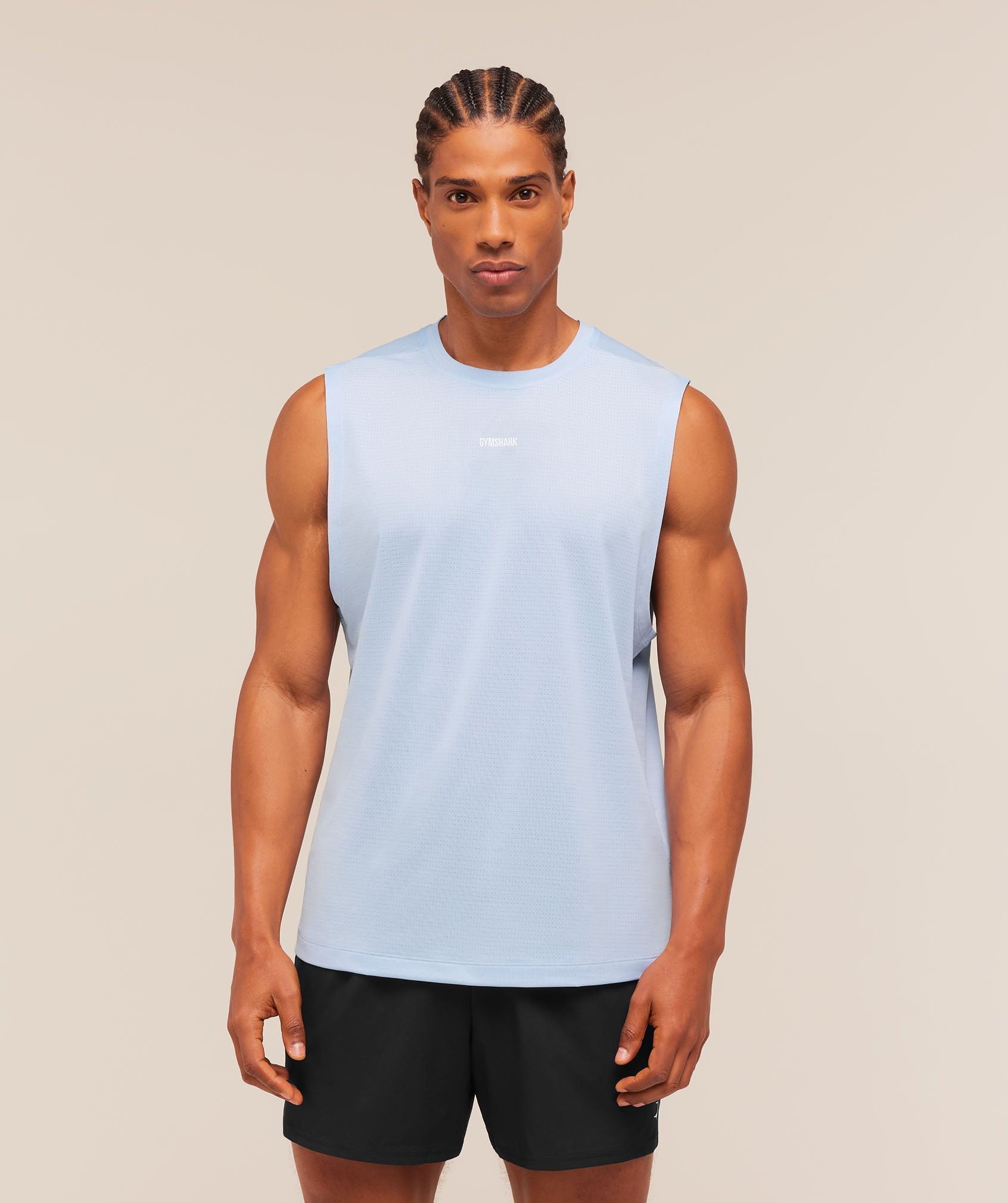 Train Cut Off Tank - Tranquil Blue — imagem 4