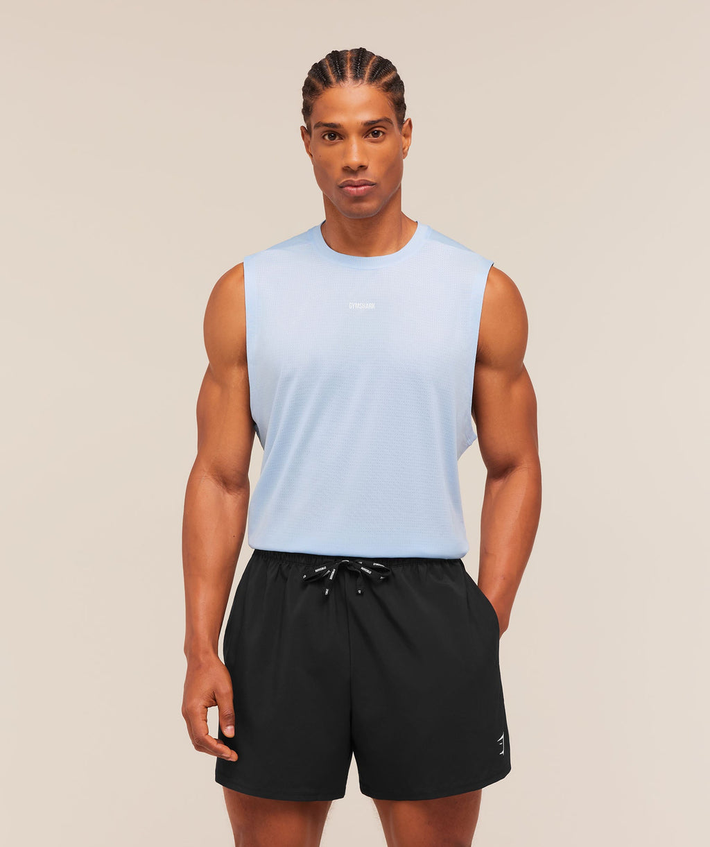 Train Cut Off Tank - Tranquil Blue — imagem 1