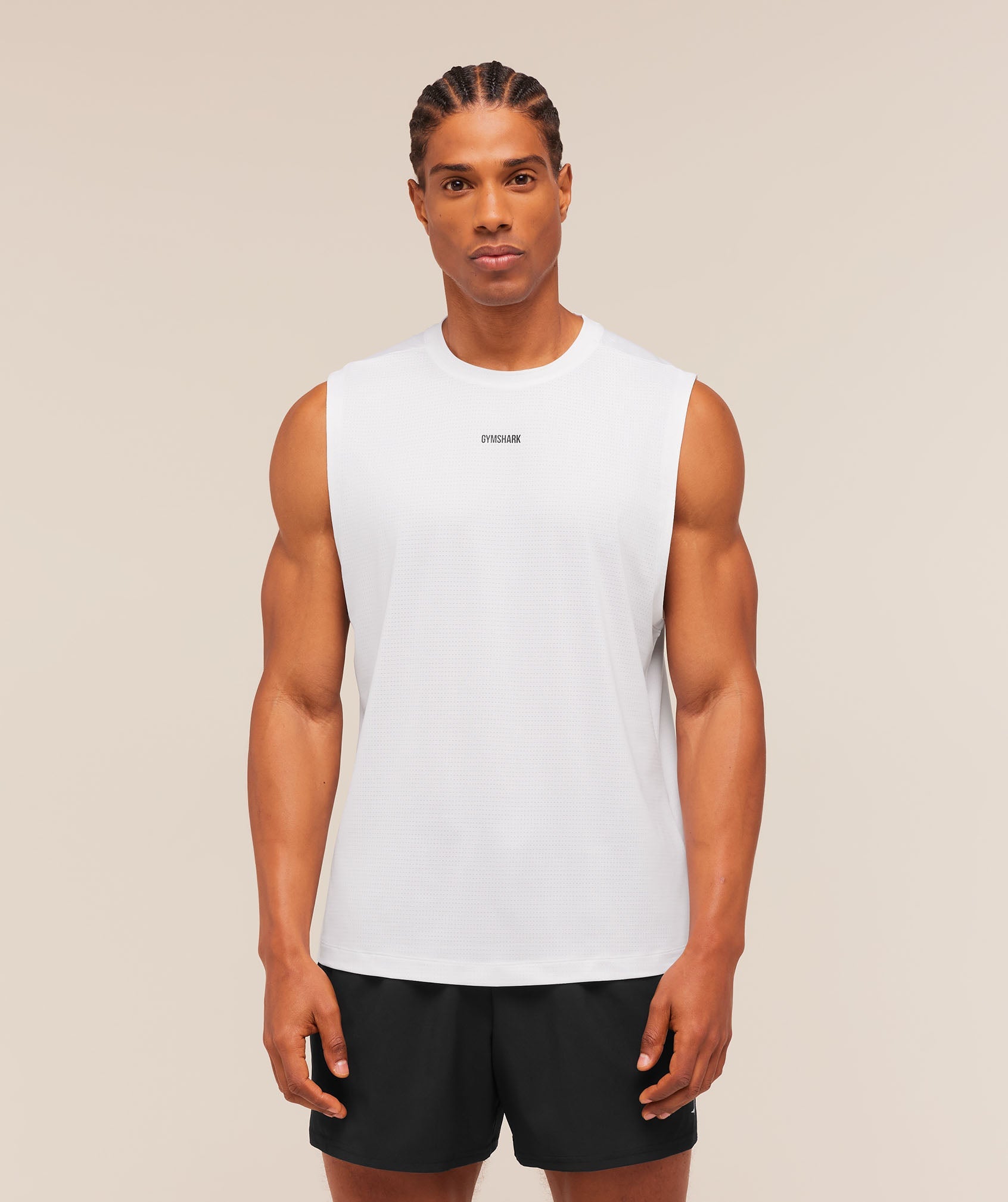 Train Cut Off Tank - White — imagem 3