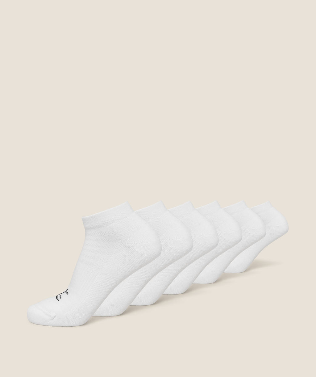 Trainer Sock 6pk - White — imagem 1