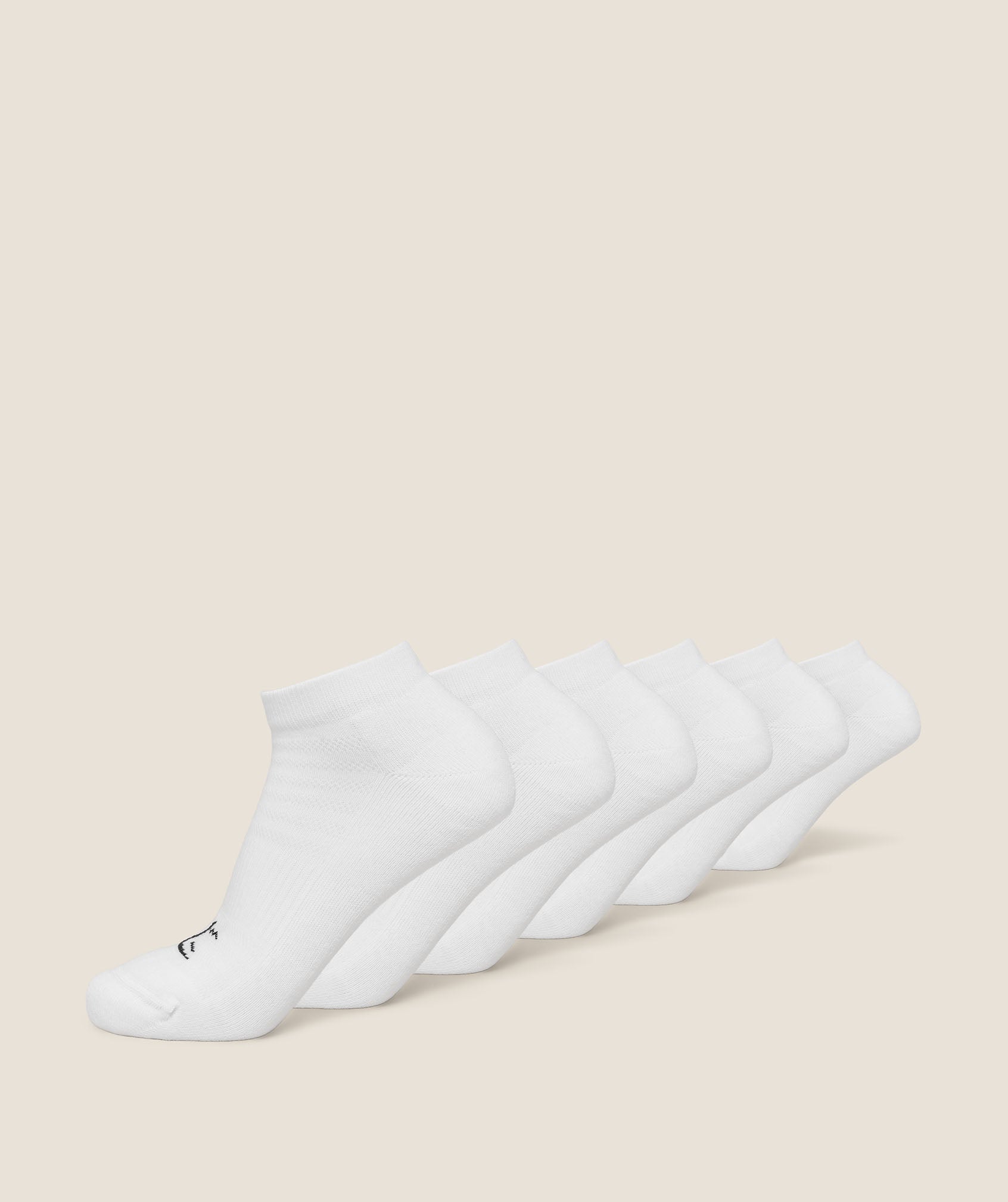 Trainer Sock 6pk - White — imagem 1