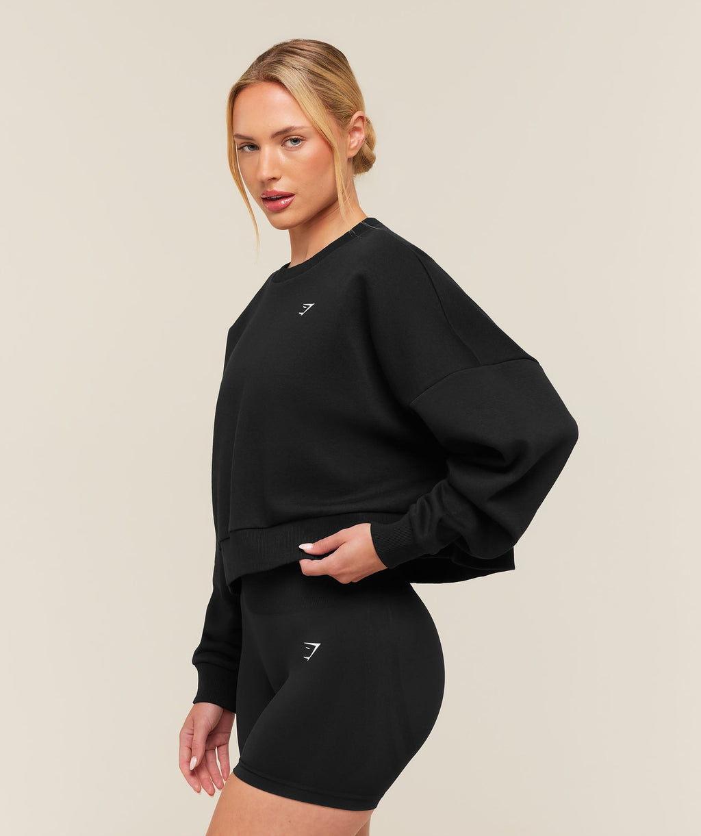 Training Oversized Boxy Sweatshirt - Black — imagem 3