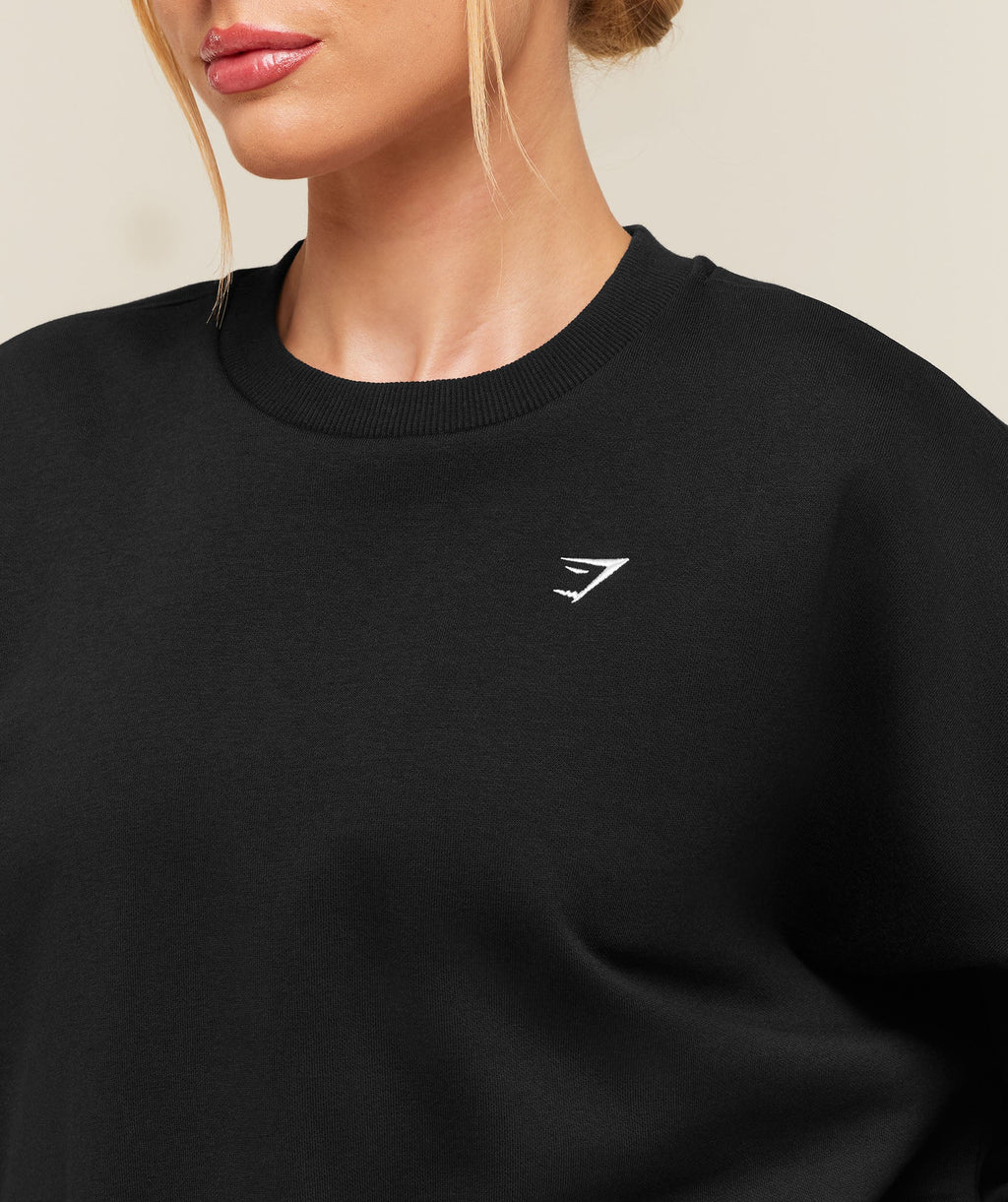 Training Oversized Boxy Sweatshirt - Black — imagem 4