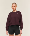 Training Oversized Boxy Sweatshirt - Cherry Purple — imagem 1