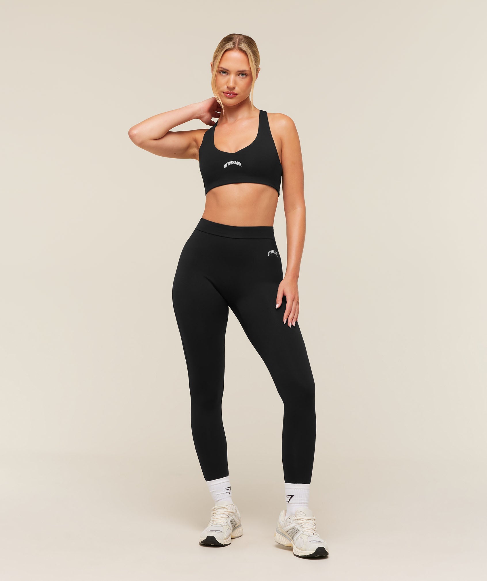 Training Campus Cotton Sports Bra - Black — imagem 6