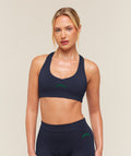 Training Campus Cotton Sports Bra - Heavy Blue — imagem 1