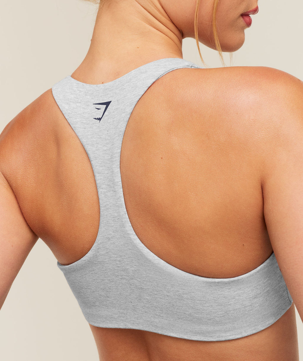 Training Campus Cotton Sports Bra - Light Grey Core Marl — imagem 4