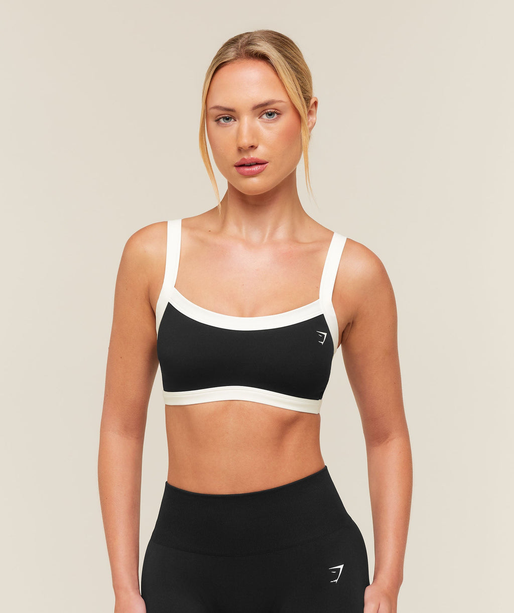 Training Campus Sports Bra - Black/Soft White — imagem 1