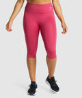 Training Cropped Leggings - Pink — imagem 1