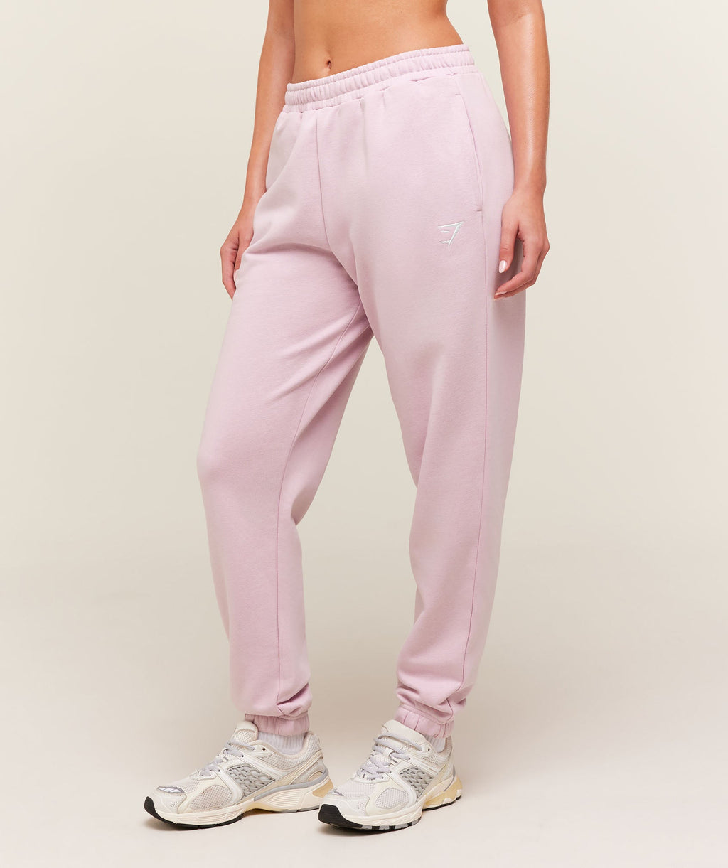Training Regular Fleece Joggers - Haze Pink — imagem 3