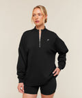 Training Oversized 1/4 Zip - Black — imagem 1