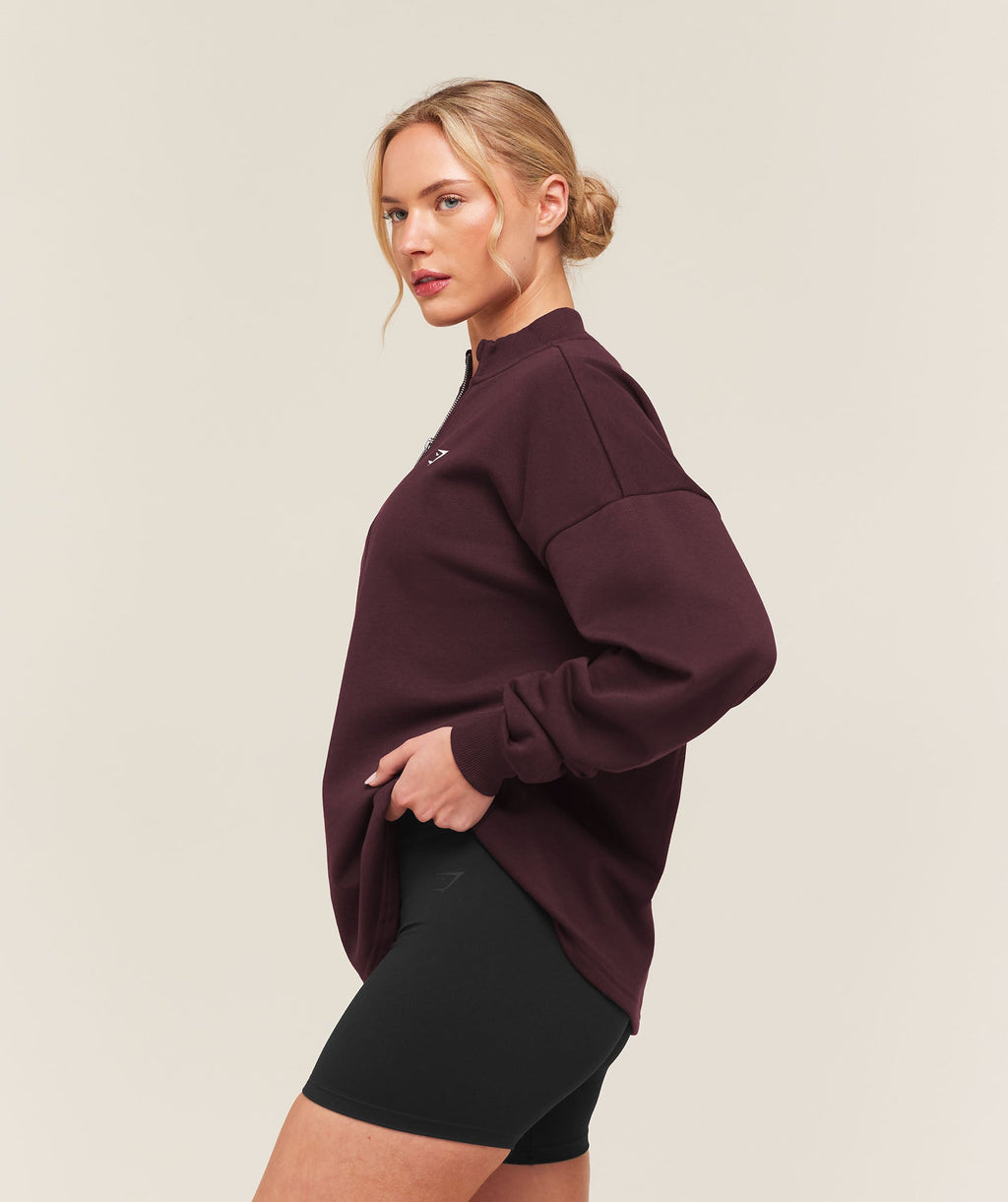 Training Oversized 1/4 Zip - Cherry Purple — imagem 3