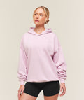 Training Oversized Fleece Hoodie - Haze Pink — imagem 1