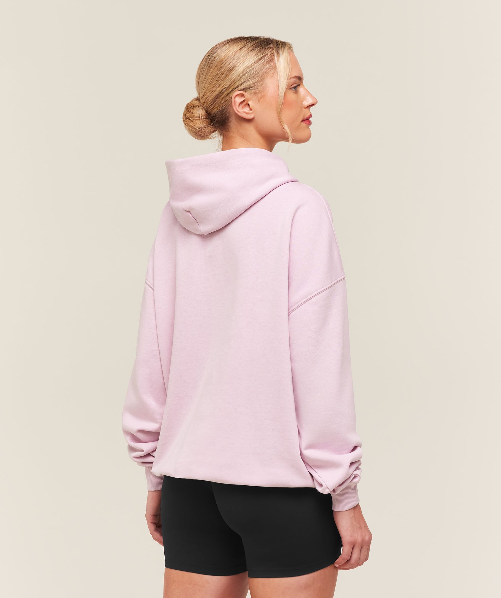 Training Oversized Fleece Hoodie - Haze Pink — imagem 2