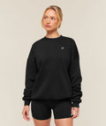 Training Oversized Fleece Sweatshirt - Black — imagem 1