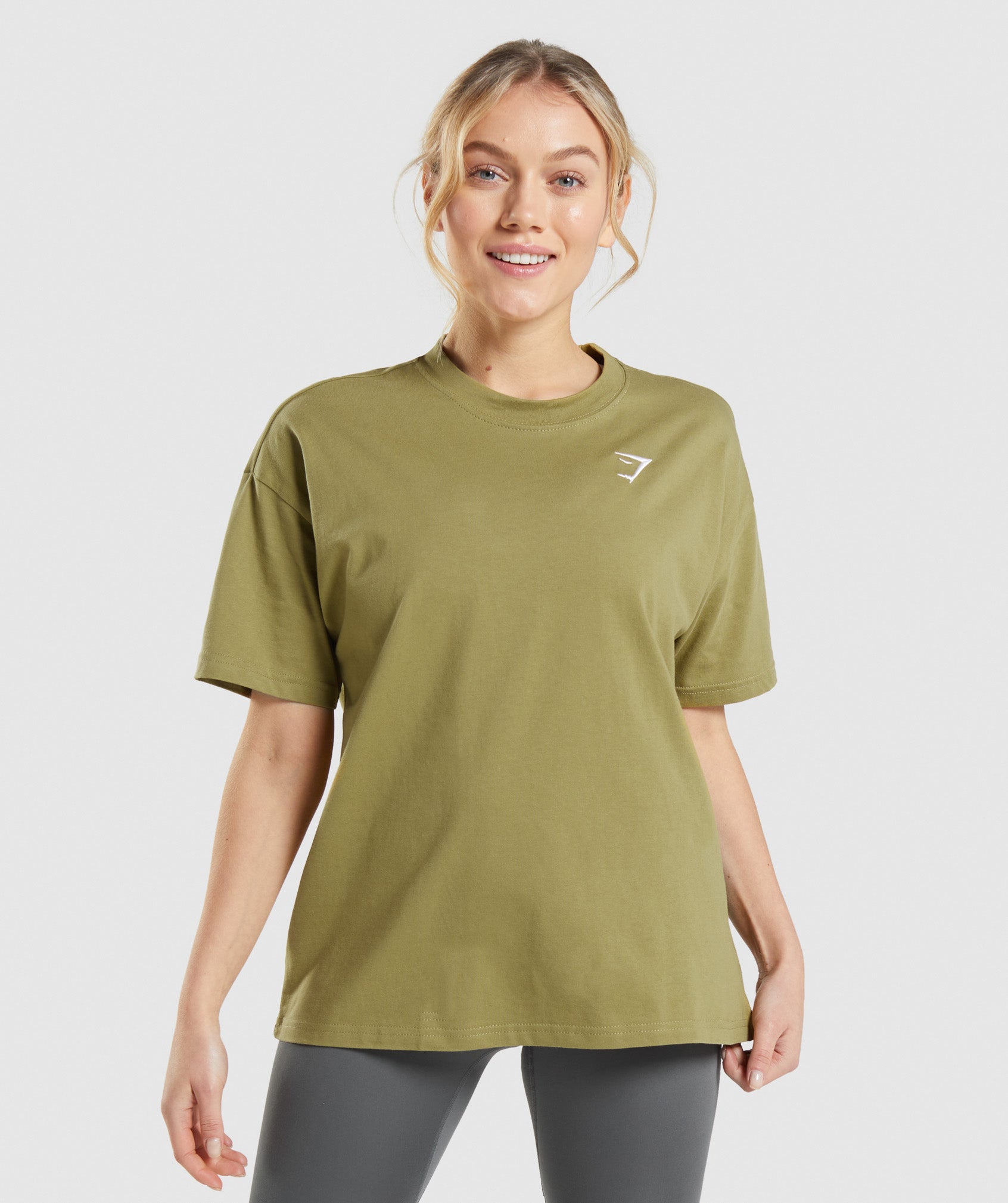 Training Oversized T-Shirt - Griffin Green — imagem 1