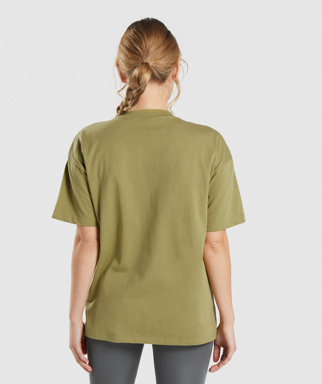 Training Oversized T-Shirt - Griffin Green — imagem 2