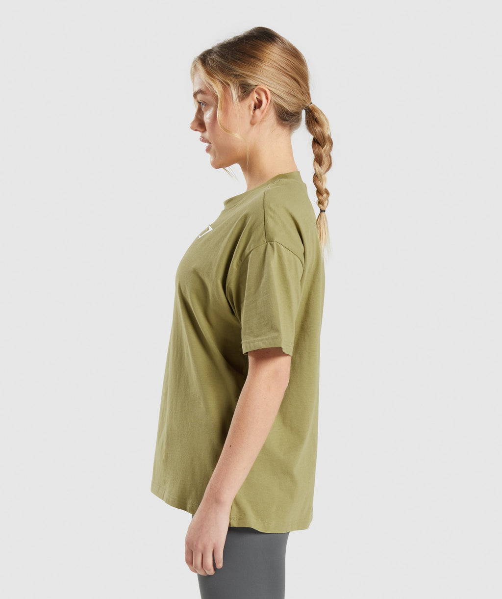 Training Oversized T-Shirt - Griffin Green — imagem 3