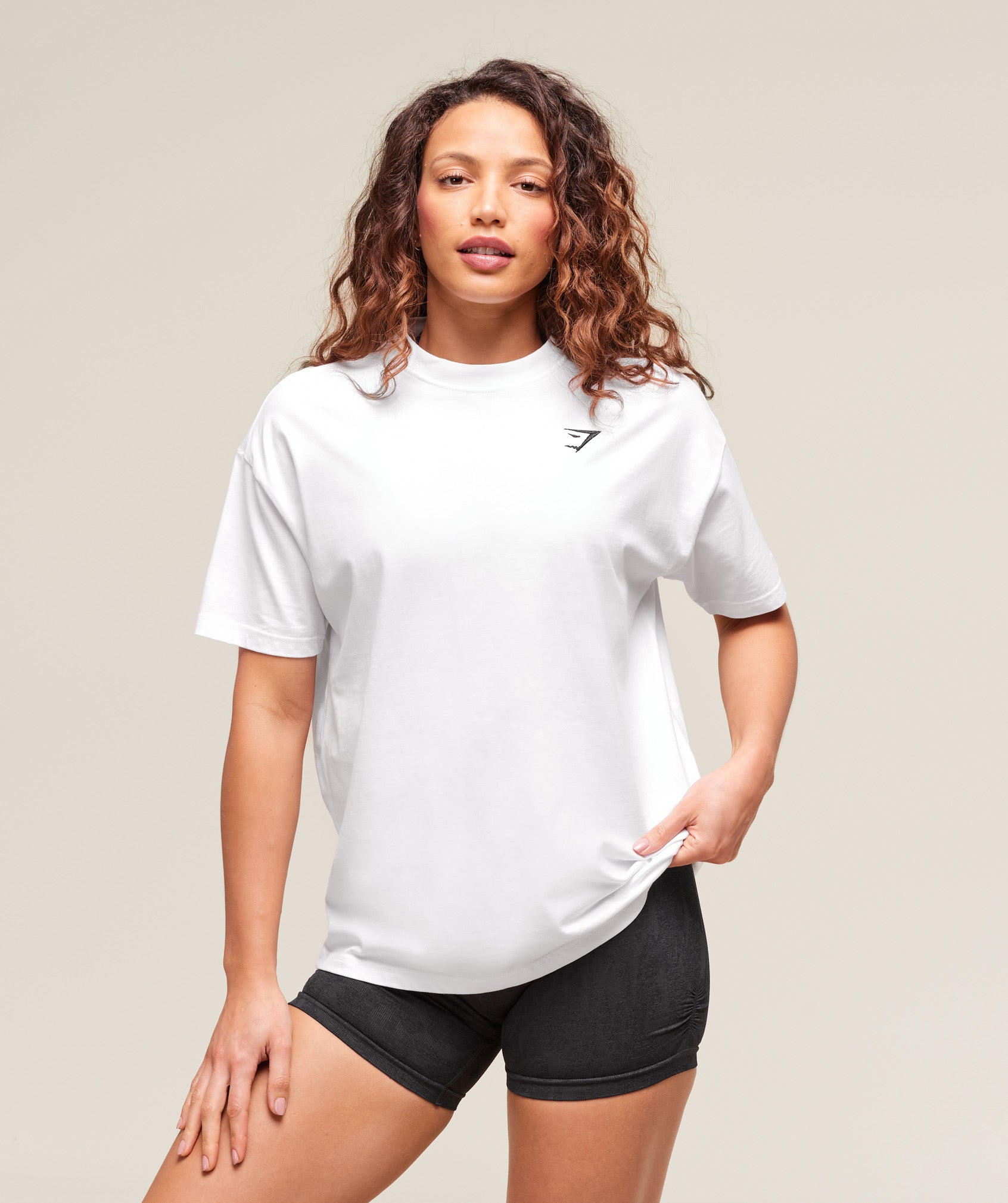 Training Oversized T-Shirt - White — imagem 1
