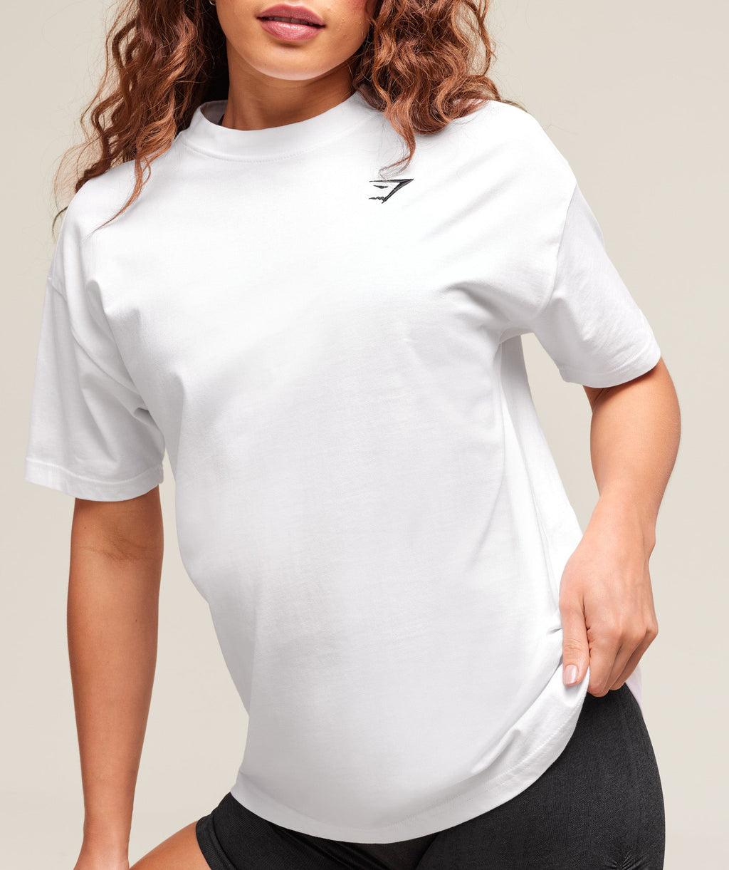 Training Oversized T-Shirt - White — imagem 5