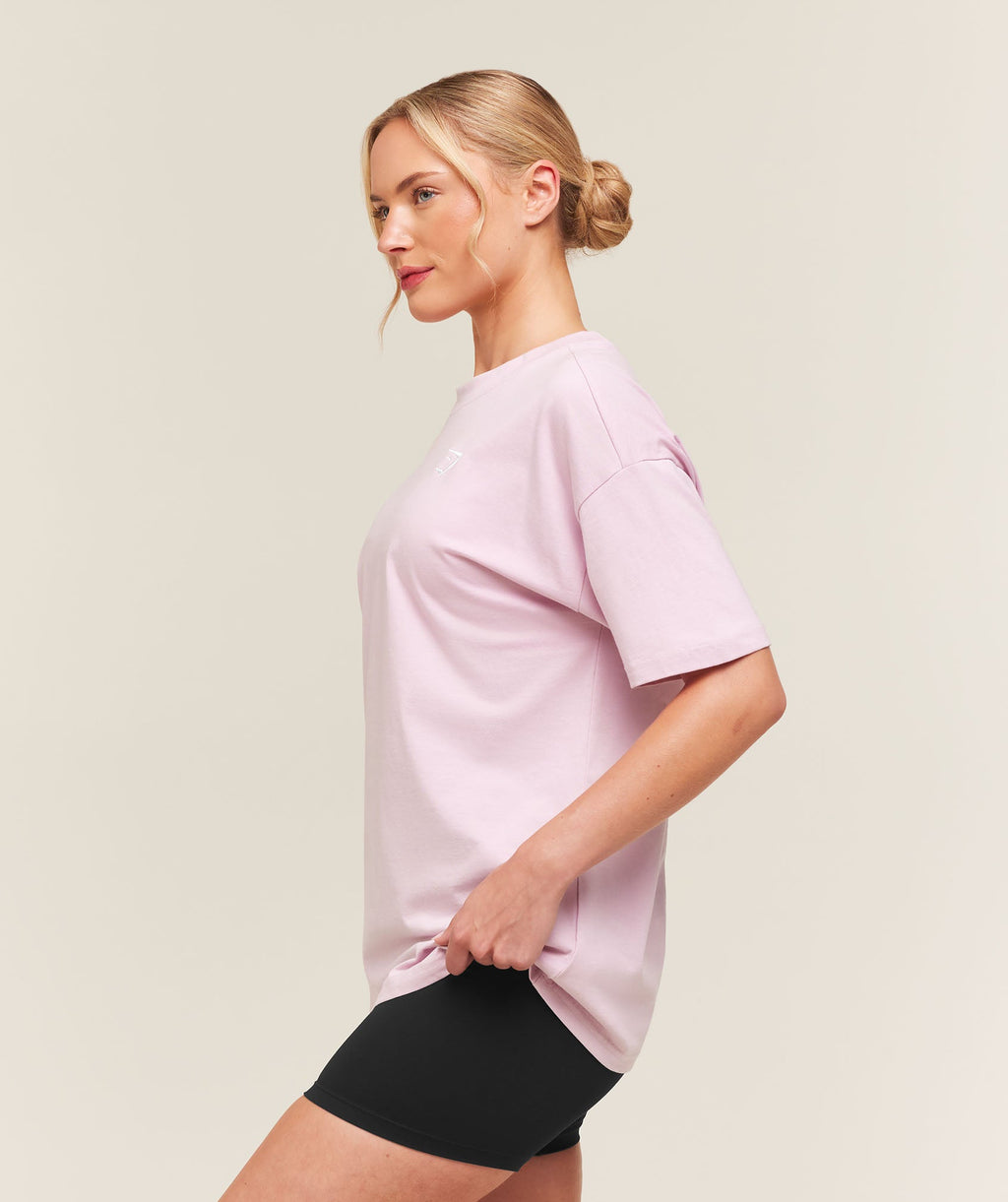 Training Oversized T-Shirt - Haze Pink — imagem 3