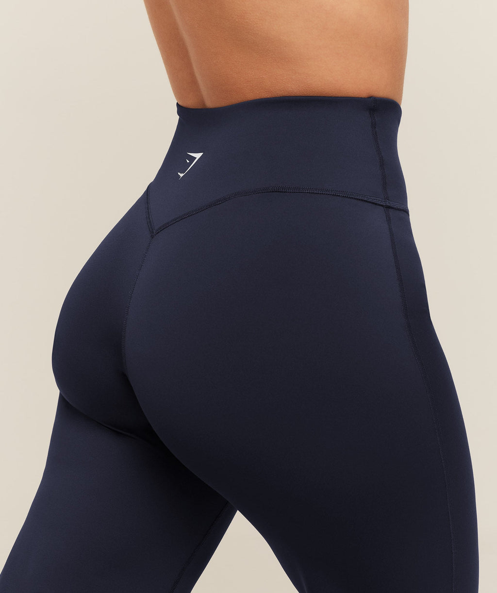 Training Straight Leg Regular Leggings - Heavy Blue — imagem 4