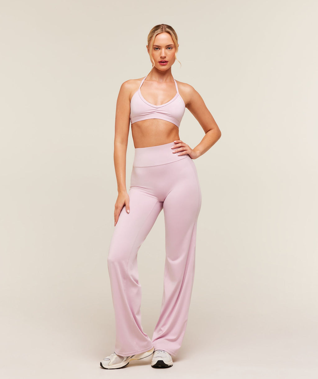 Training Straight Leg Regular Leggings - Haze Pink — imagem 4
