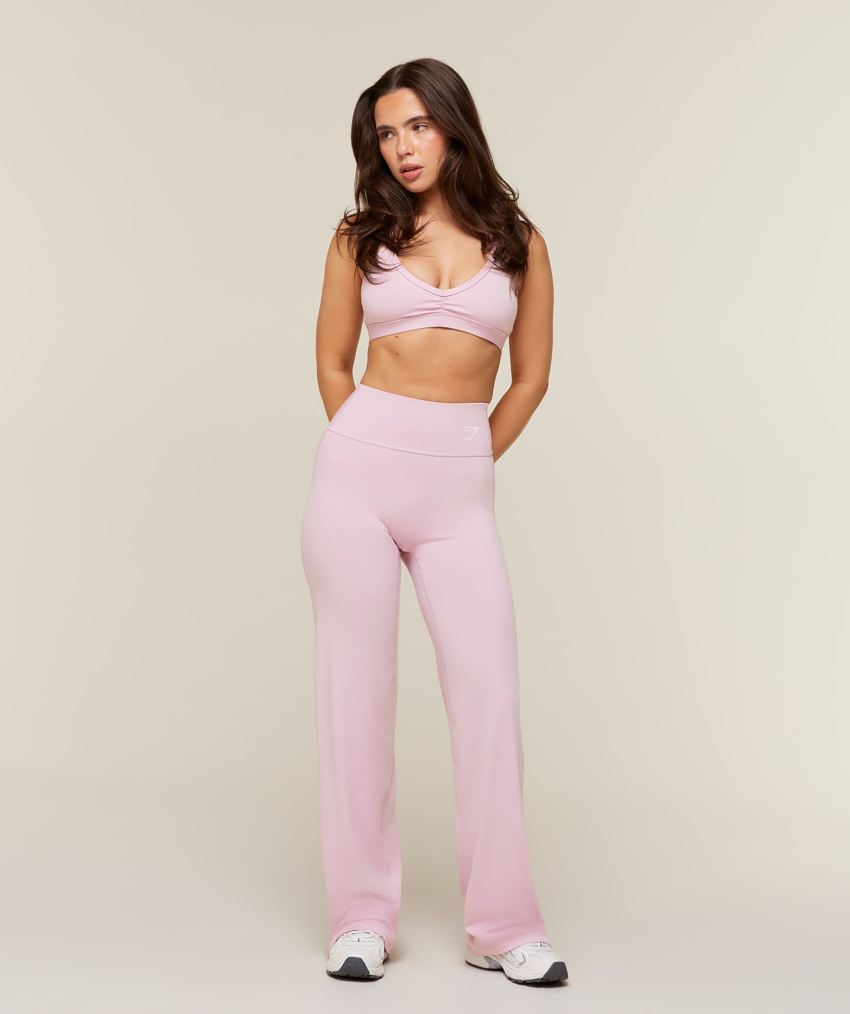 Training Straight Leg Short Leggings - Haze Pink — imagem 6