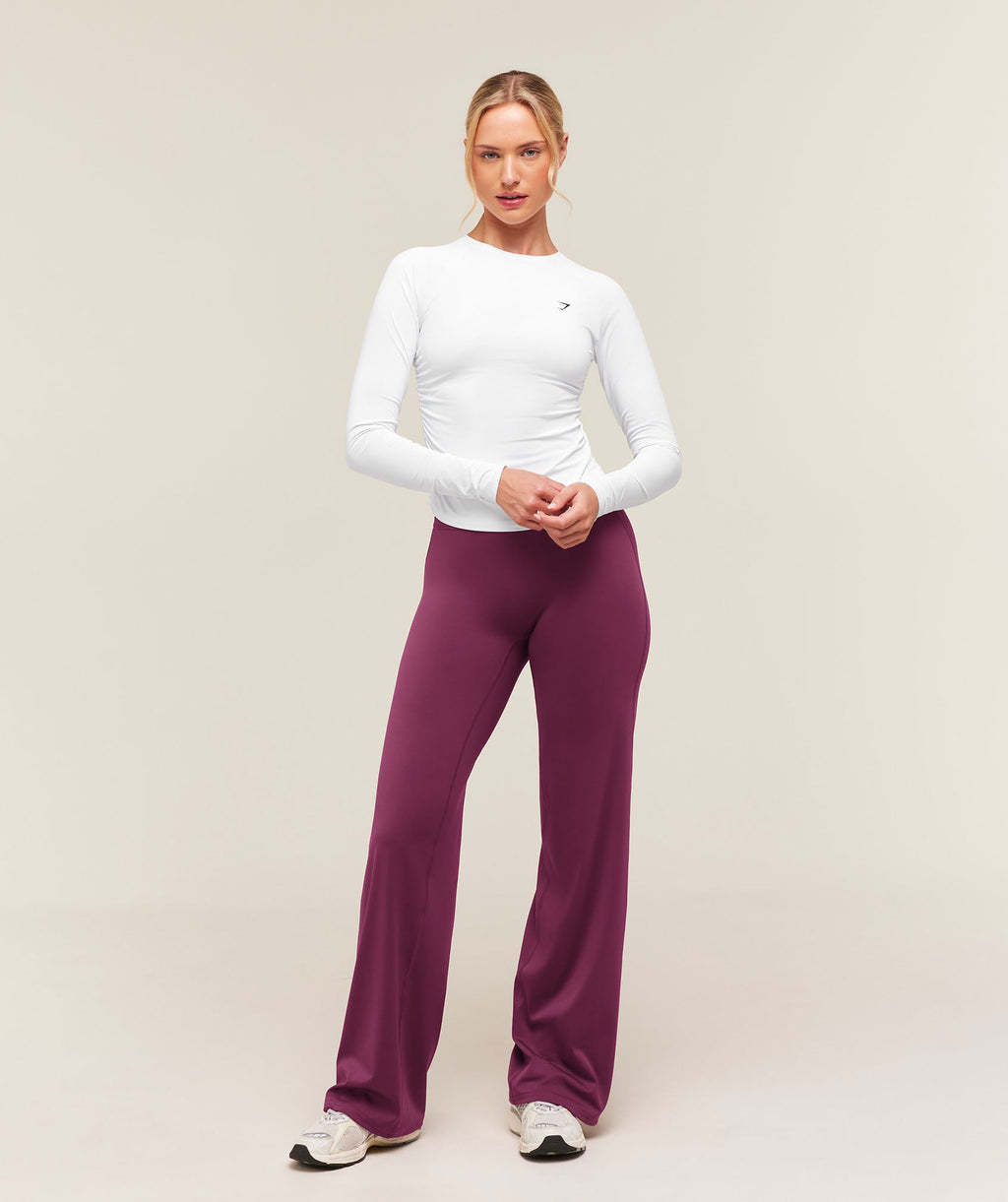 Training Ruche Long Sleeve Top - White — imagem 4