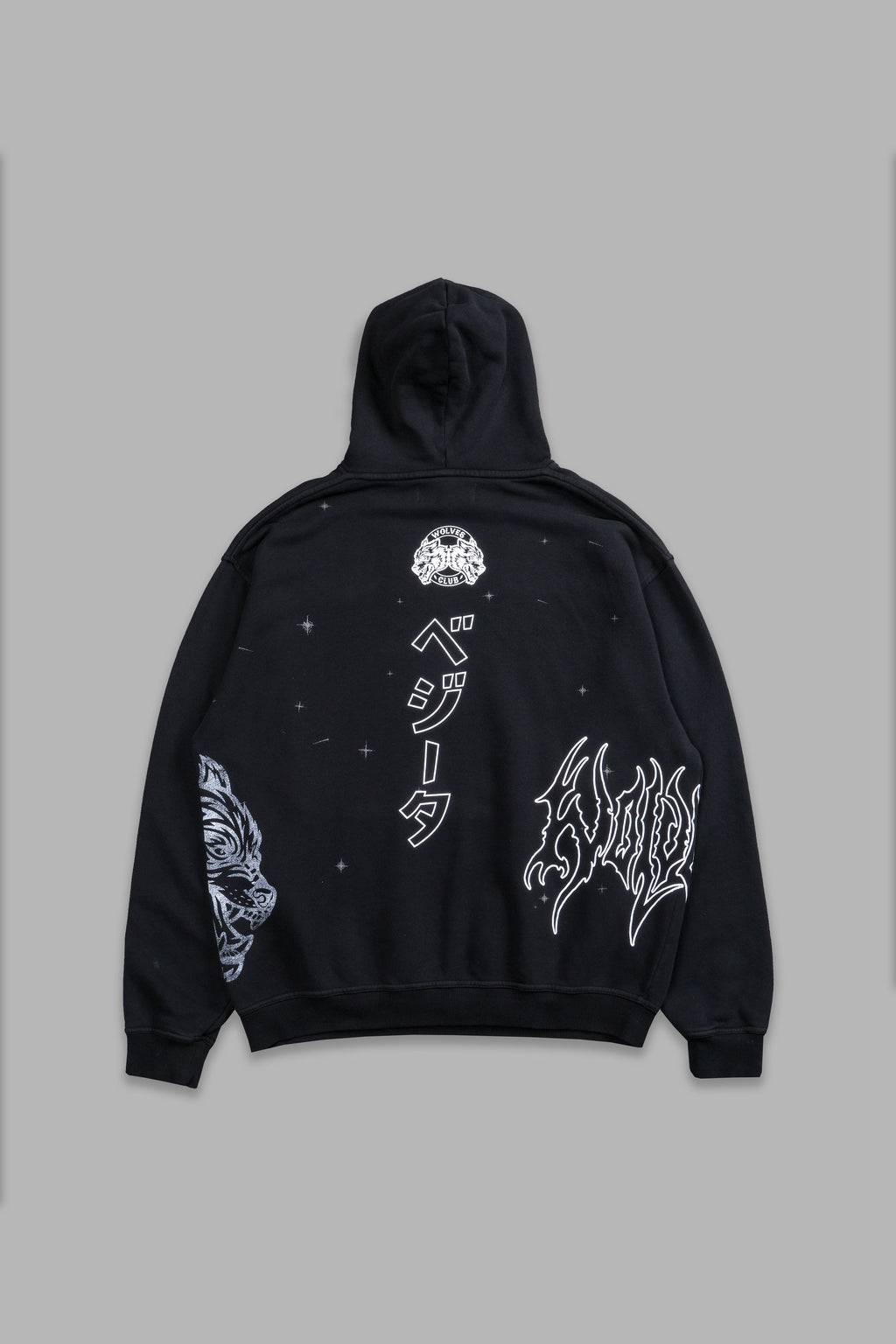 Vegeta Energy "Pierce" Hoodie in Black — imagem 3