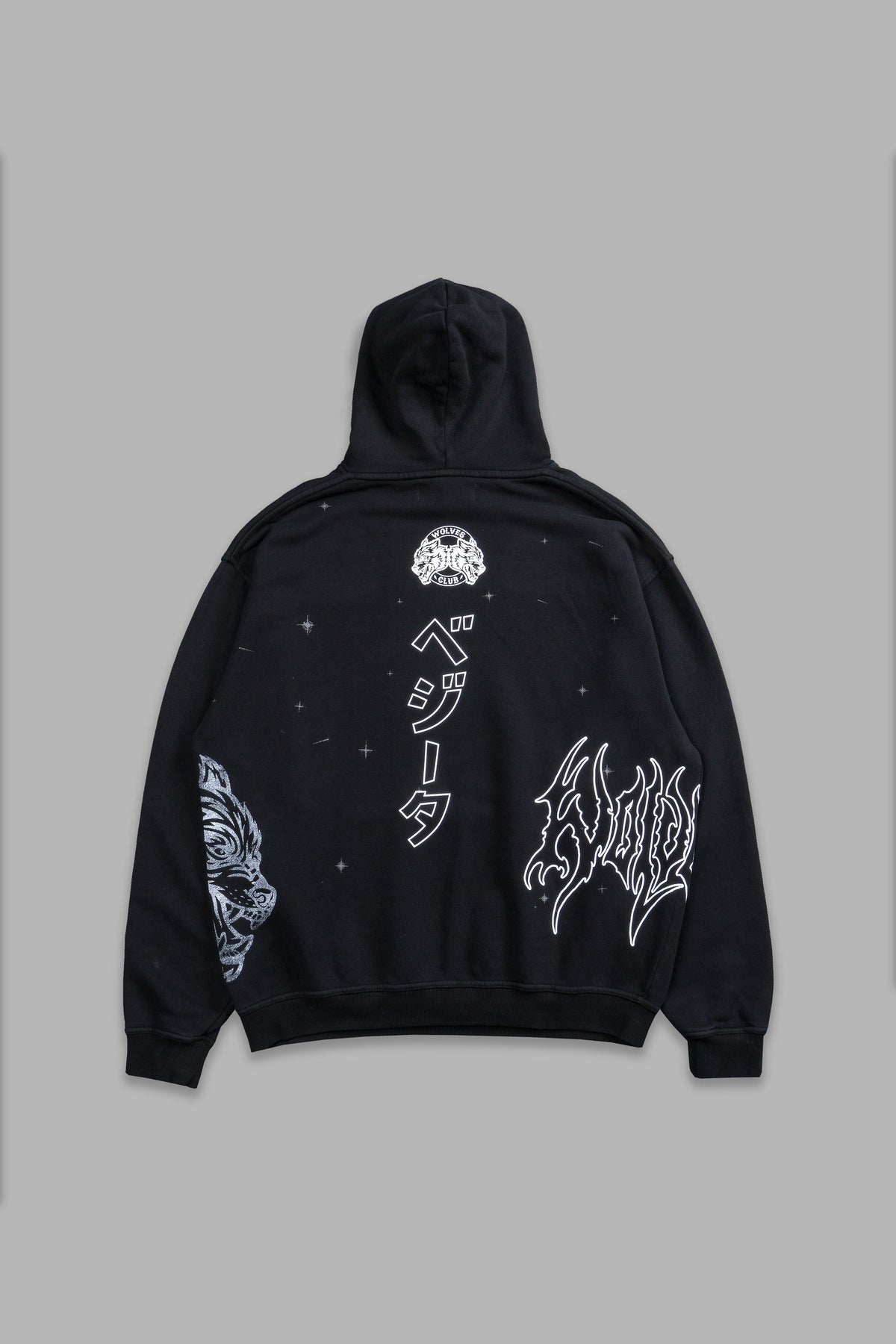 Vegeta Energy "Pierce" Hoodie in Black — imagem 3