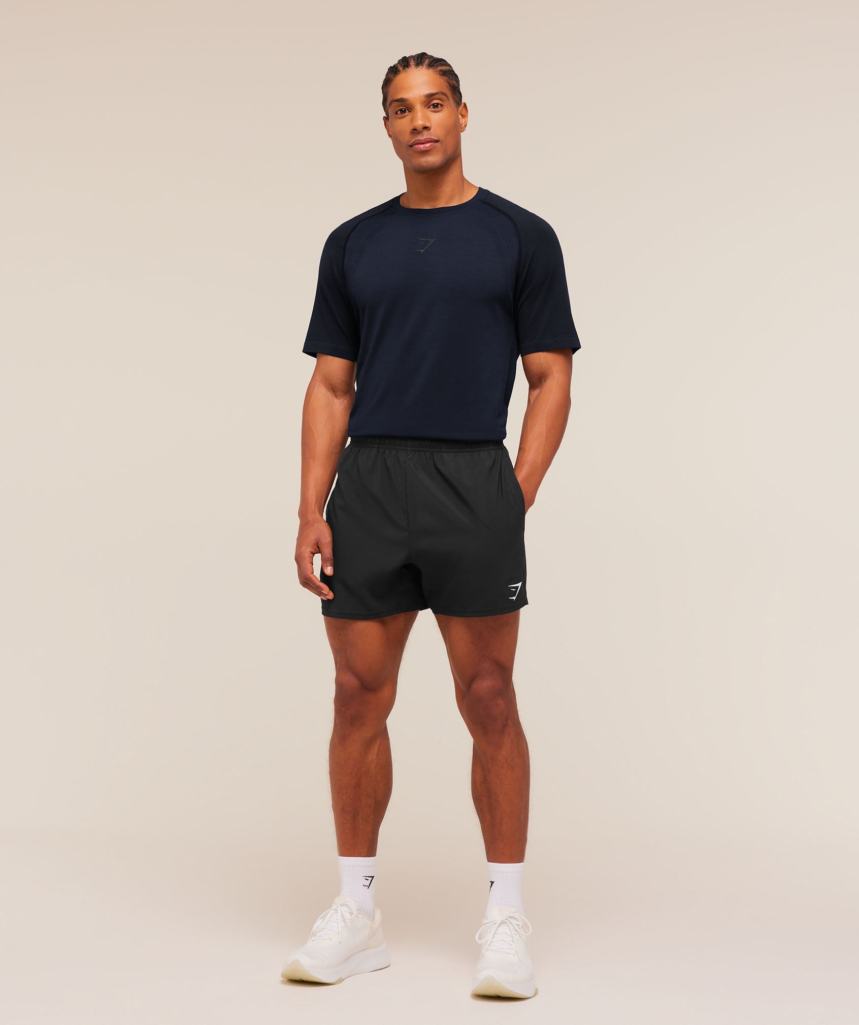Versatile Seamless T-Shirt - Heavy Blue/Black — imagem 4
