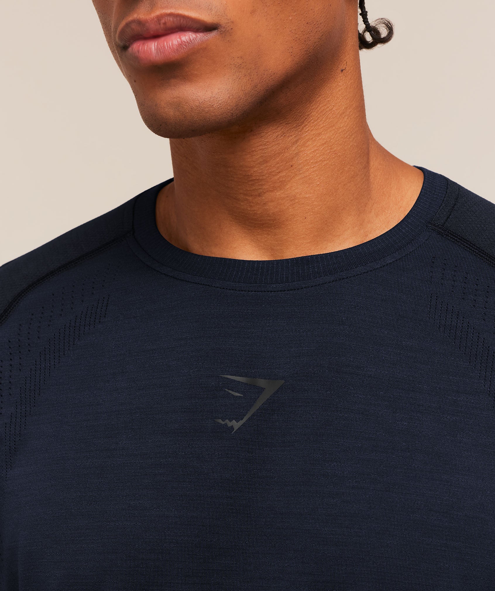 Versatile Seamless T-Shirt - Heavy Blue/Black — imagem 5